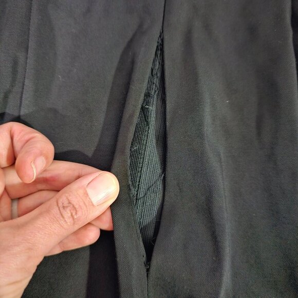 Zara XS Black Sleeveless Cutout Midi Dress With Side Slit 9646/606/800 READ ME - Picture 3 of 7